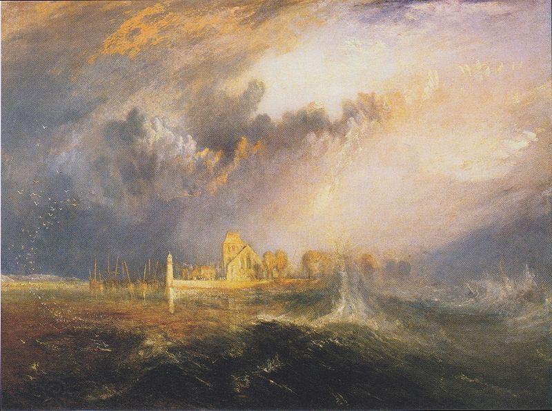 Joseph Mallord William Turner Quillebeuf, Mouth of the Seine oil painting picture